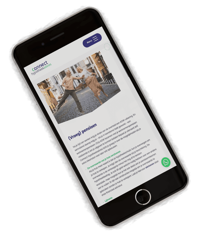 Een nieuwe website voor Connect Hypotheekadvies uit Groningen